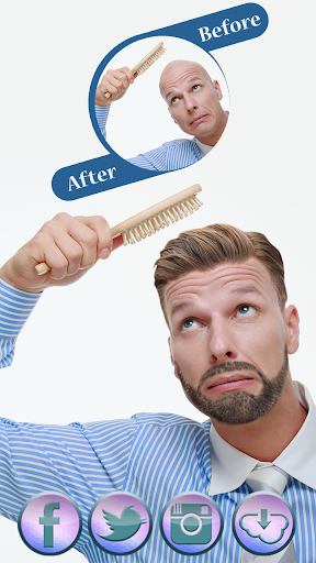 Hairstyle & Beard Salon ۳ in ۱ - عکس برنامه موبایلی اندروید