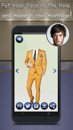 Man Fashion Suit Photo Montage - عکس برنامه موبایلی اندروید