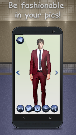 Man Fashion Suit Photo Montage - عکس برنامه موبایلی اندروید