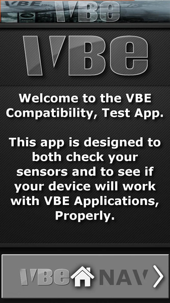 VBE SENSOR Compatibility APP - Image screenshot of android app