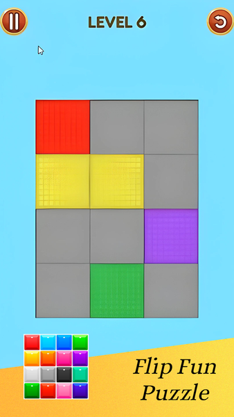 Folding Fun Fold Block - Gameplay image of android game