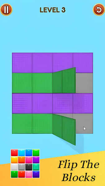 Folding Fun Fold Block - عکس بازی موبایلی اندروید