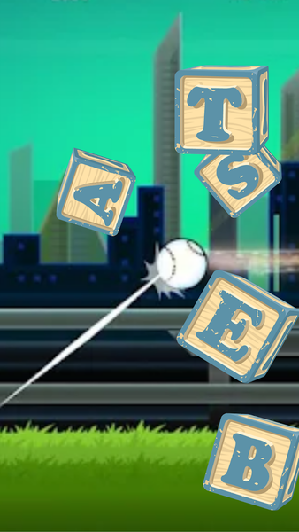 Baseball Letter Strike Homerun - Gameplay image of android game