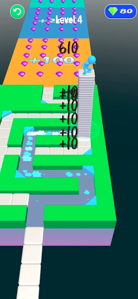 Domino Effect-Domino Tile Fall - Gameplay image of android game