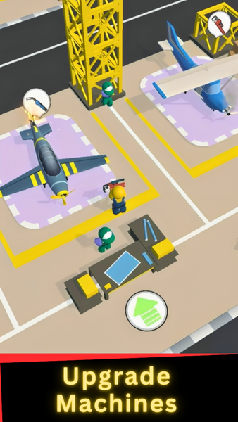 Plane Factory Idle Tycoon - عکس بازی موبایلی اندروید