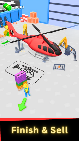 Plane Factory Idle Tycoon - عکس بازی موبایلی اندروید