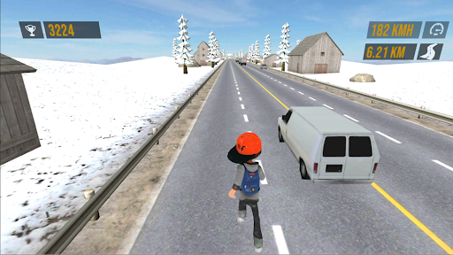 VR Traffic Run Race 360 - Image screenshot of android app