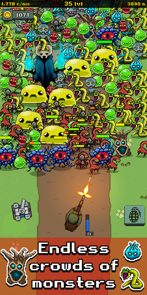 Idle Shooter: Mob - Gameplay image of android game