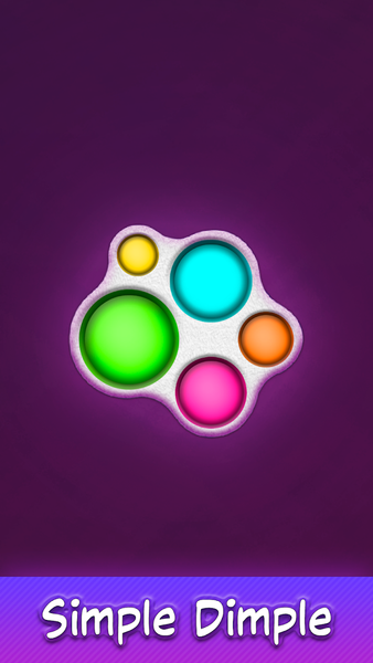 Simple Dimple Antistress Toy - Gameplay image of android game