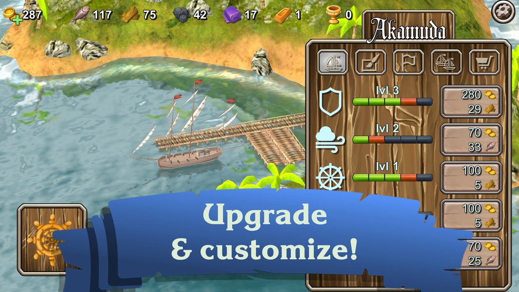 Pirates: Call of the sea - Gameplay image of android game