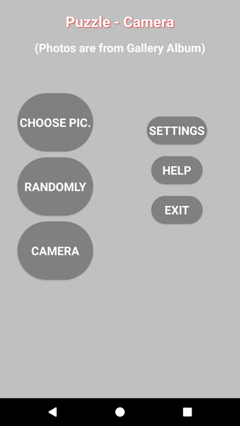 Camera Puzzle - عکس بازی موبایلی اندروید