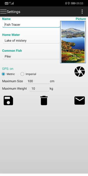 fish trace - fishing logbook - عکس برنامه موبایلی اندروید