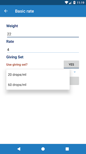 Vet Calculator - Image screenshot of android app