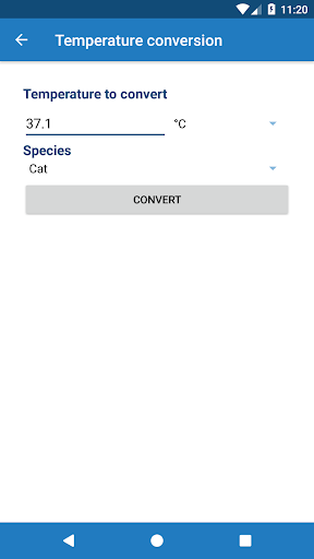 Vet Calculator - Image screenshot of android app
