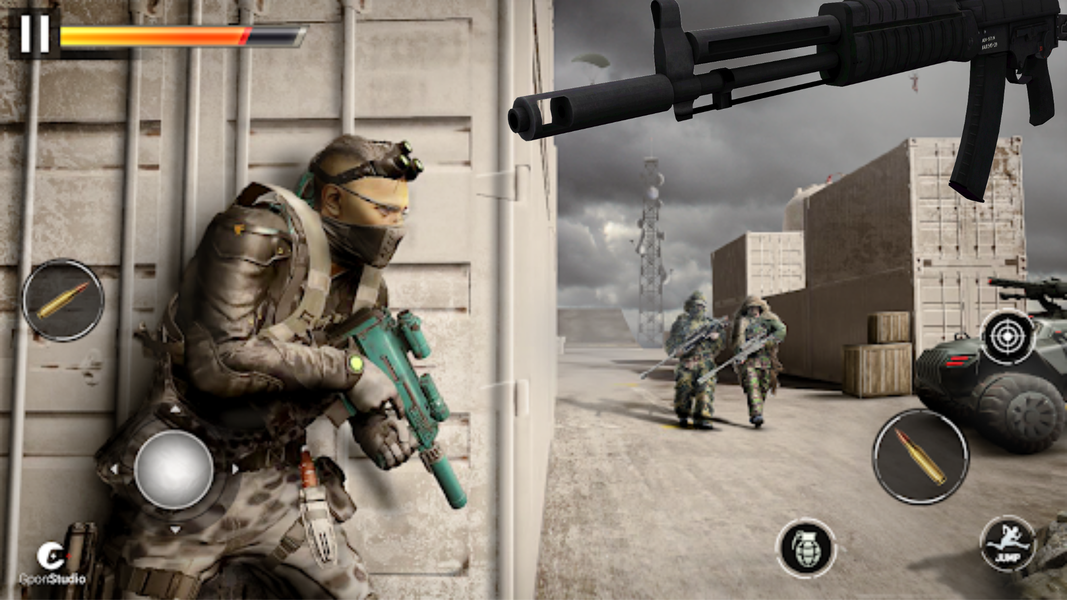 Army Gun Shooting War Games - Gameplay image of android game