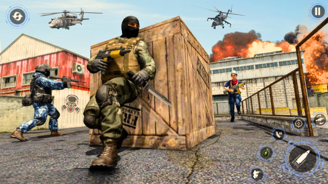 Fort Battlegrounds Nite Squad - Gameplay image of android game