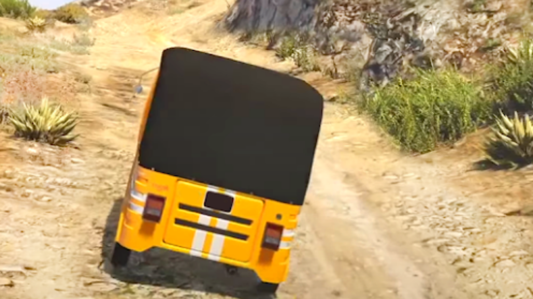 Autorickshaw Tuktuk Hill Drive - Gameplay image of android game