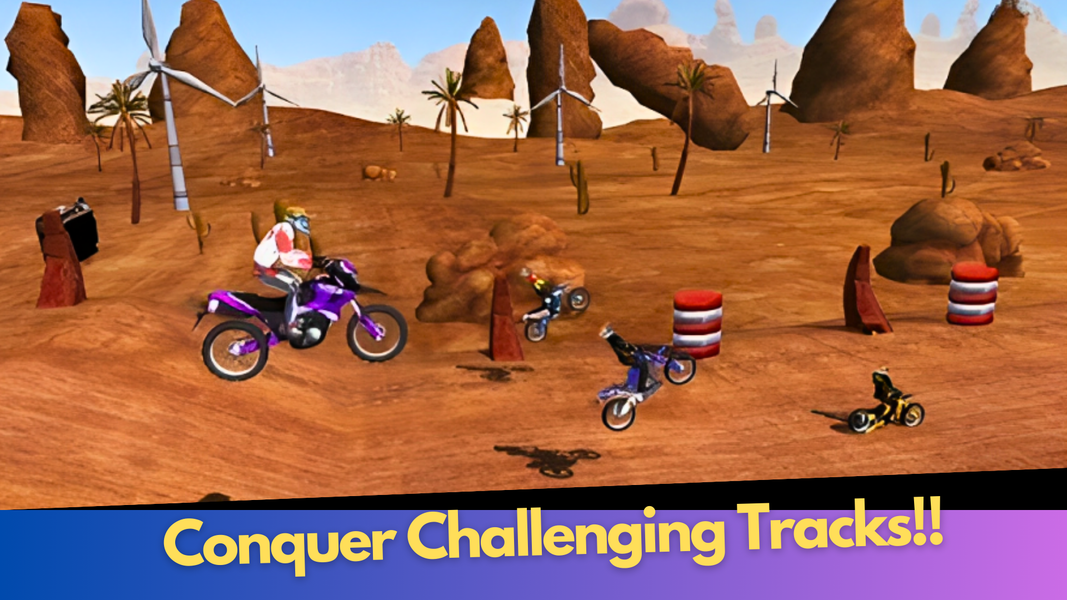 Dirt Bike Games- Motocross - عکس بازی موبایلی اندروید