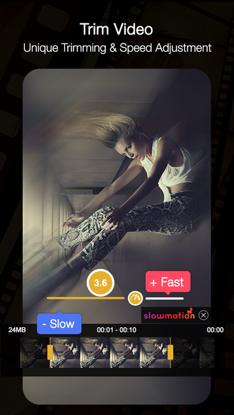 Slow Motion Video Camera - عکس برنامه موبایلی اندروید