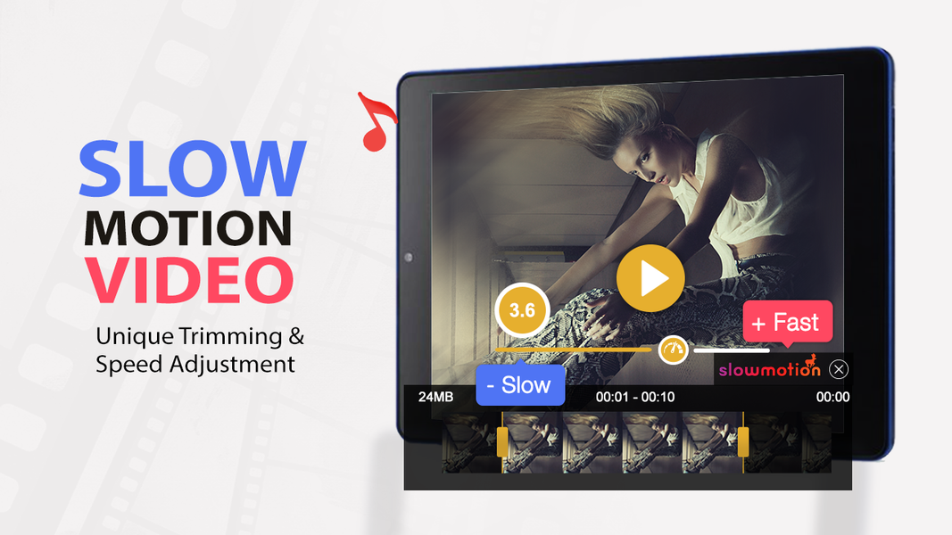 Slow Motion Video Camera - عکس برنامه موبایلی اندروید