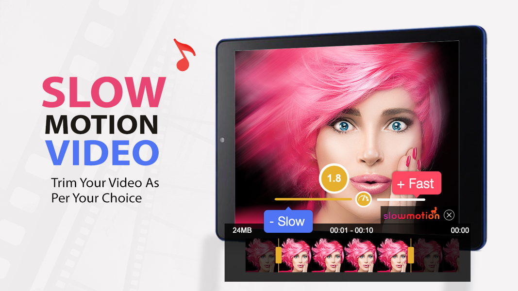Slow Motion Video Camera - عکس برنامه موبایلی اندروید