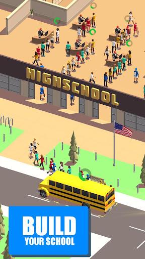 Idle School 3d - Tycoon Game - Gameplay image of android game