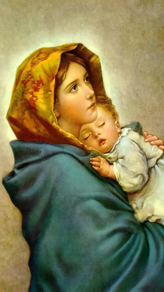 Virgin Mary Live Wallpaper - Image screenshot of android app