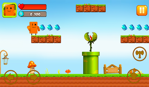 Brick Adventure Arcade Game - Gameplay image of android game