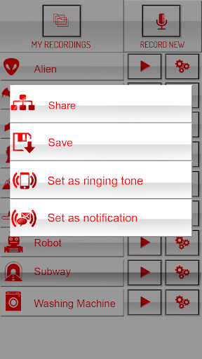 Voice Changer With Effects - عکس برنامه موبایلی اندروید