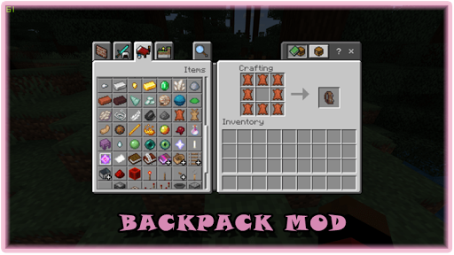 Backpack Mod for Minecraft - عکس برنامه موبایلی اندروید