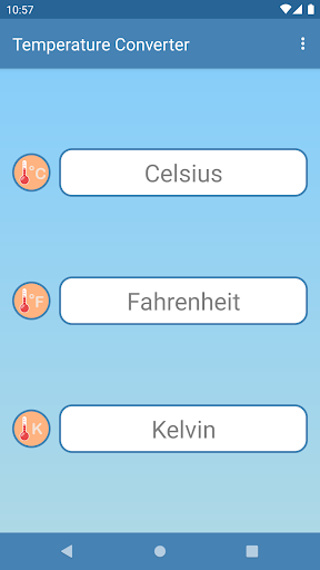 Temperature Converter - عکس برنامه موبایلی اندروید