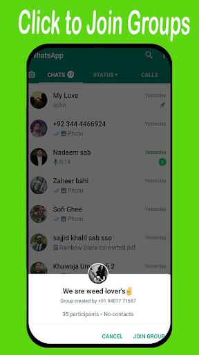 Whats Groups Links Join Groups - Image screenshot of android app