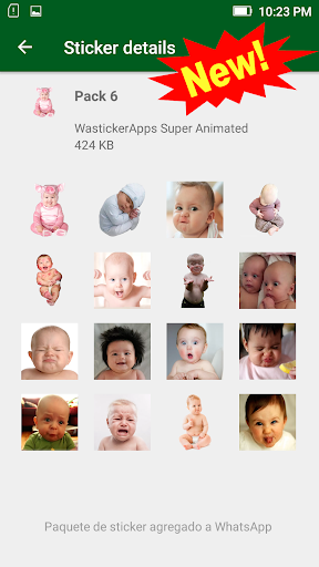 Baby Memes WASticker - Image screenshot of android app