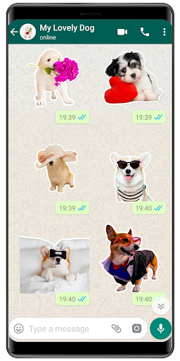 WASticker - Dog memes stickers - Image screenshot of android app