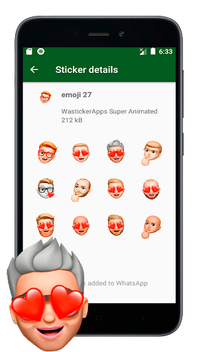 Emojis Memes 3D WASticker - Image screenshot of android app