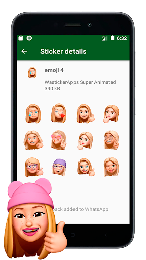 Emojis Memes 3D WASticker - Image screenshot of android app