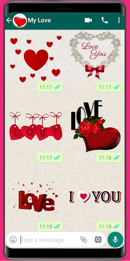 WASticker - Love Stickers - Image screenshot of android app