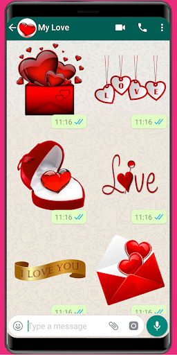 WASticker - Love Stickers - Image screenshot of android app