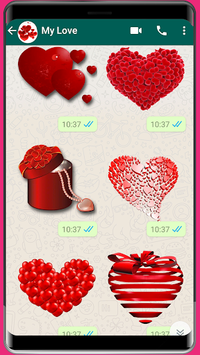 WASticker - Love romantic - Image screenshot of android app