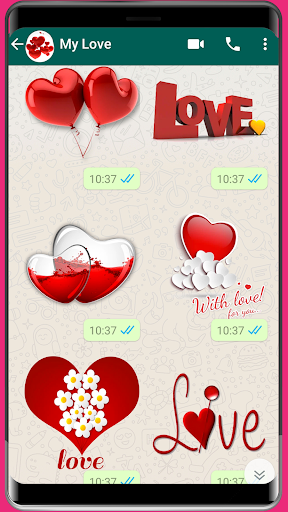 WASticker - Love romantic - عکس برنامه موبایلی اندروید