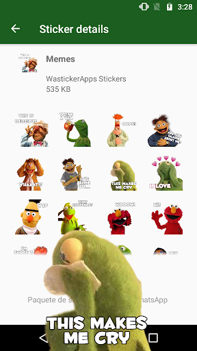 WAstickerApps TheMuppetstickers Memes - عکس برنامه موبایلی اندروید
