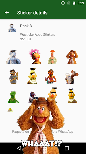 WAstickerApps TheMuppetstickers Memes - عکس برنامه موبایلی اندروید