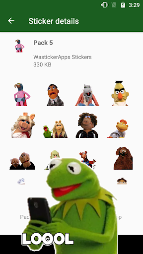 WAstickerApps TheMuppetstickers Memes - عکس برنامه موبایلی اندروید