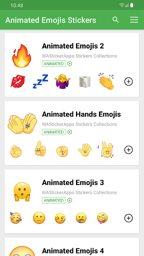 Animated Emojis WAStickerApps - عکس برنامه موبایلی اندروید