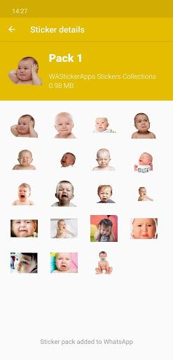 Baby Memes Stickers WASticker - Image screenshot of android app