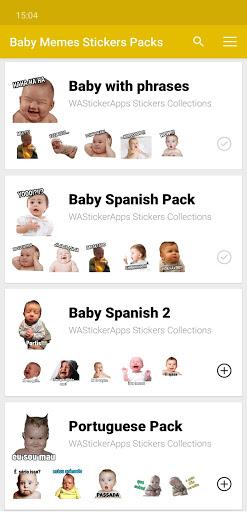 Baby Memes Stickers WASticker - عکس برنامه موبایلی اندروید