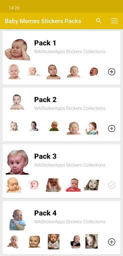 Baby Memes Stickers WASticker for Android - Download