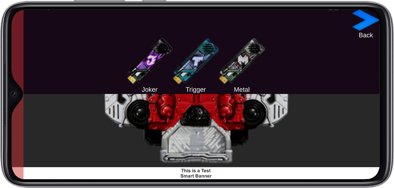 DX Henshin Belt for Double W - Gameplay image of android game