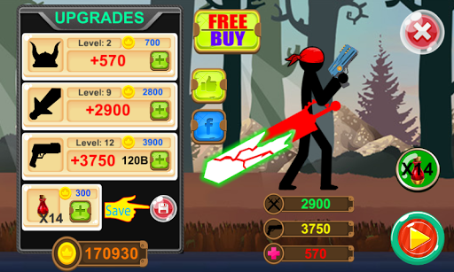 Stickman Slayer - Gameplay image of android game