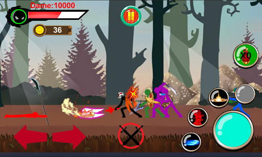 Stickman Slayer - Gameplay image of android game